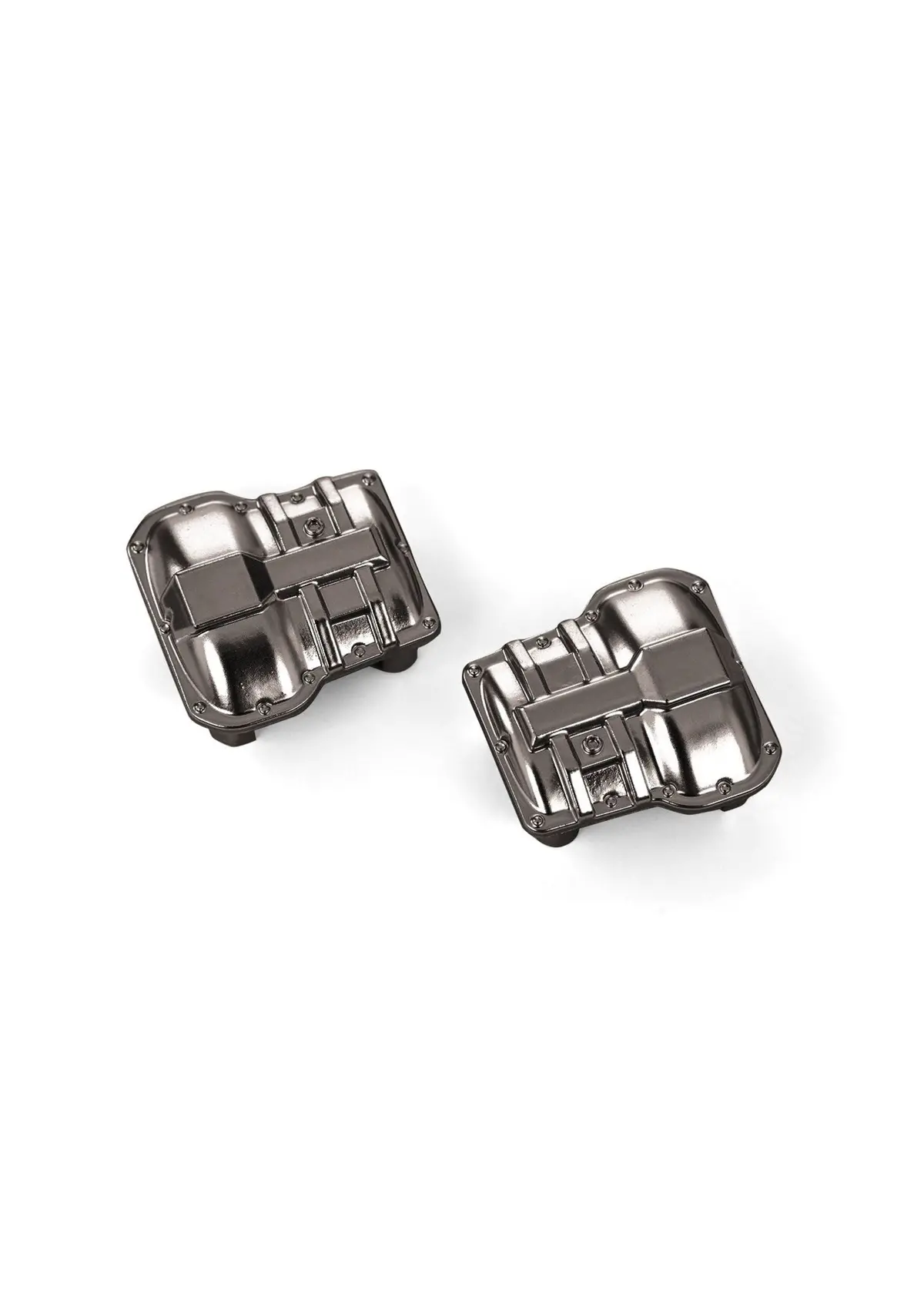 Traxxas Trx-4M Axle Cover (Black Chrome) (2)  (Tra9738-Blkcr) 1