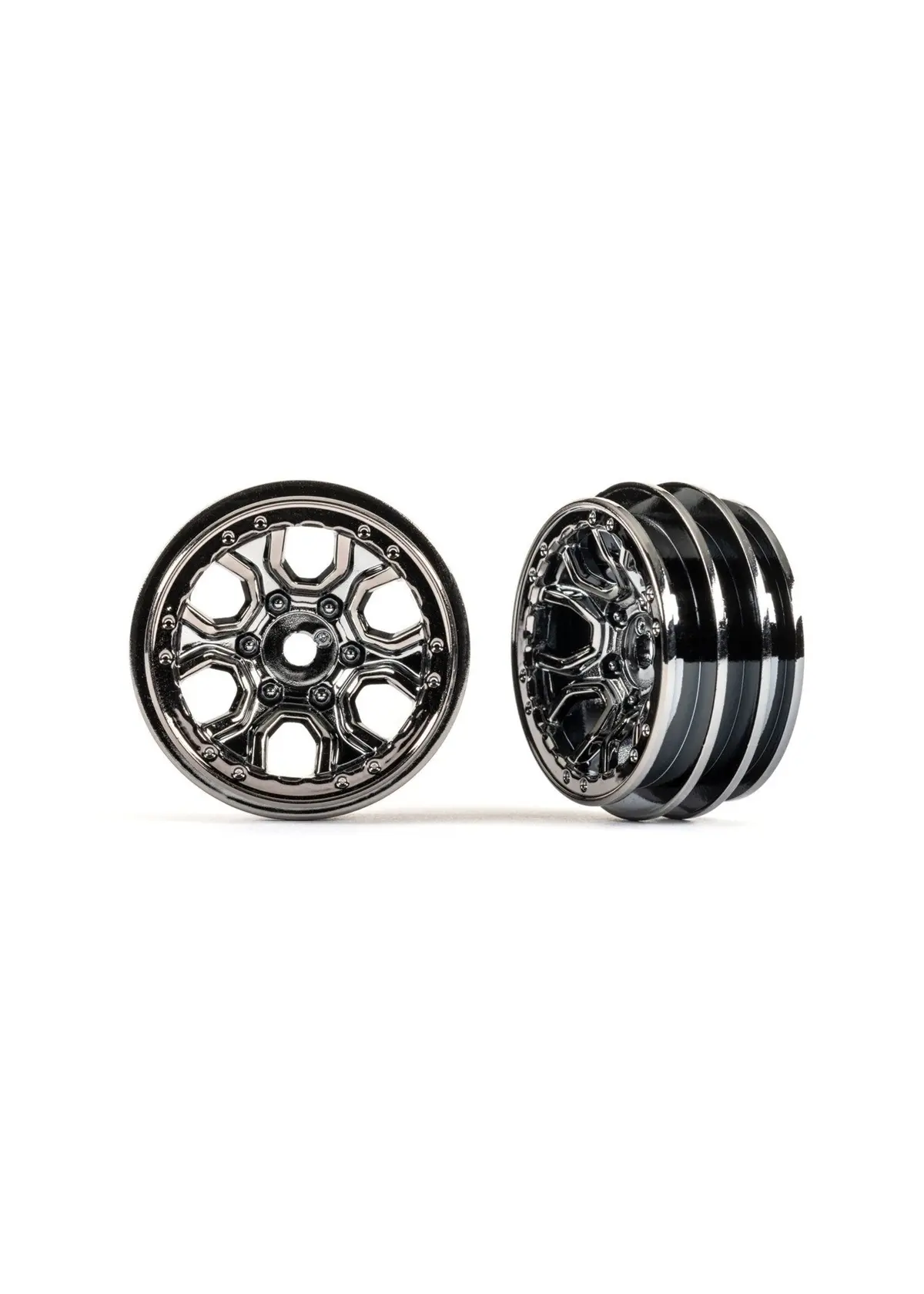 Traxxas 1.0" Rims (Black Chrome) (2) (Trx-4M)   (Tra9770blkcr) 1