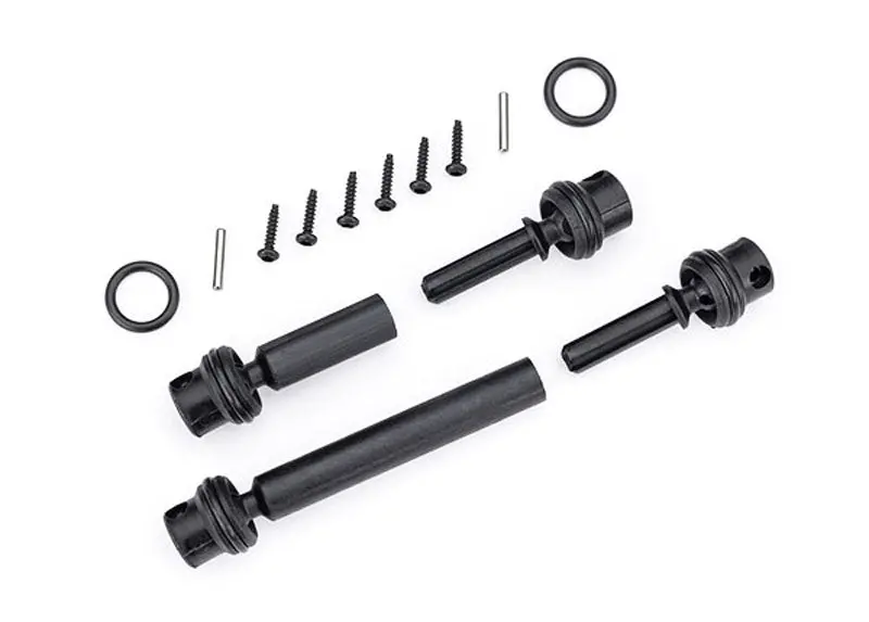 Traxxas Front And Rear Assembled Center Driveshafts   (Tra9855) 1