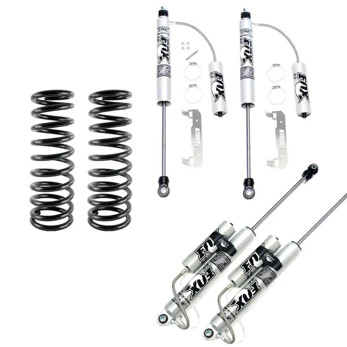 Thuren 94-02 2Nd Gen Dodge Ram 2500/3500 Fox 2.0 Reservoir Suspension Kit 1