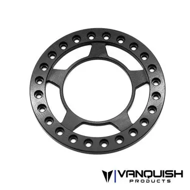 Vanquished 1.9 Spyder Beadlock Black Anodized    (Vps05142) 1