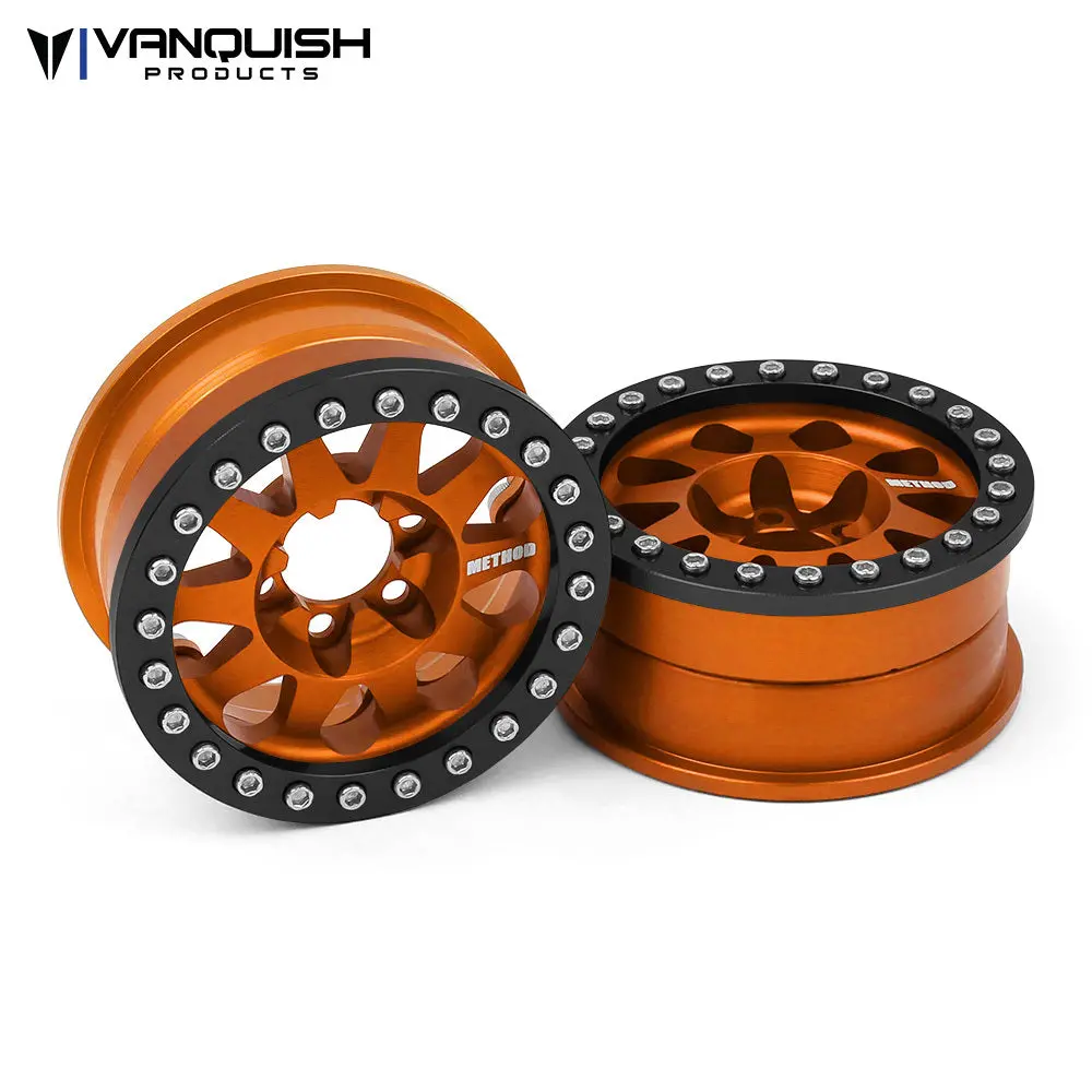 Vanquish Method 1.9 Race Wheel 101 Orange Anodized V2 (Vps07761) 1