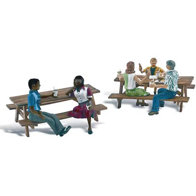 Woodland Scenics N Outdoor Dining   (Wooa2214) 1