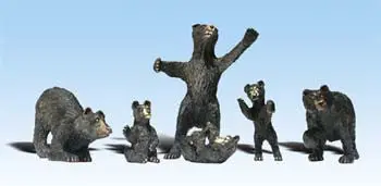 Woodland Scenics Black Bears O (Wooa2737) 1