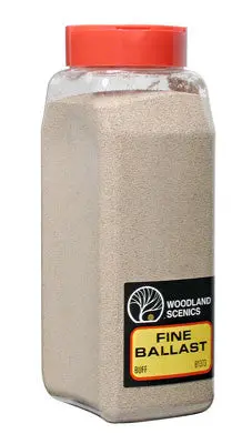 Woodland Scenics Ballast Fine Buff 32 Oz (Woob1373) 1