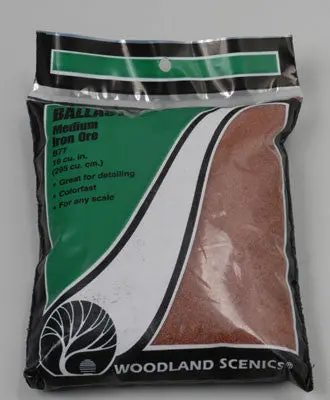 Woodland Scenics Ballast Medium Iron Ore (Woob77) 1
