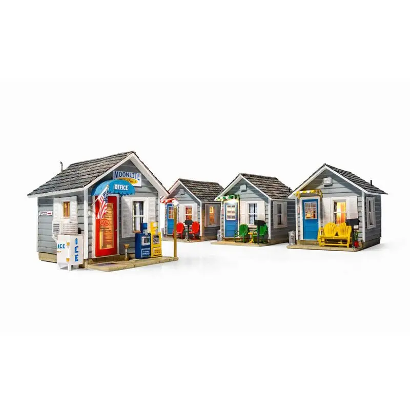 Woodland  Scenics O Moonlite Motor Court   (Woobr5877) 1