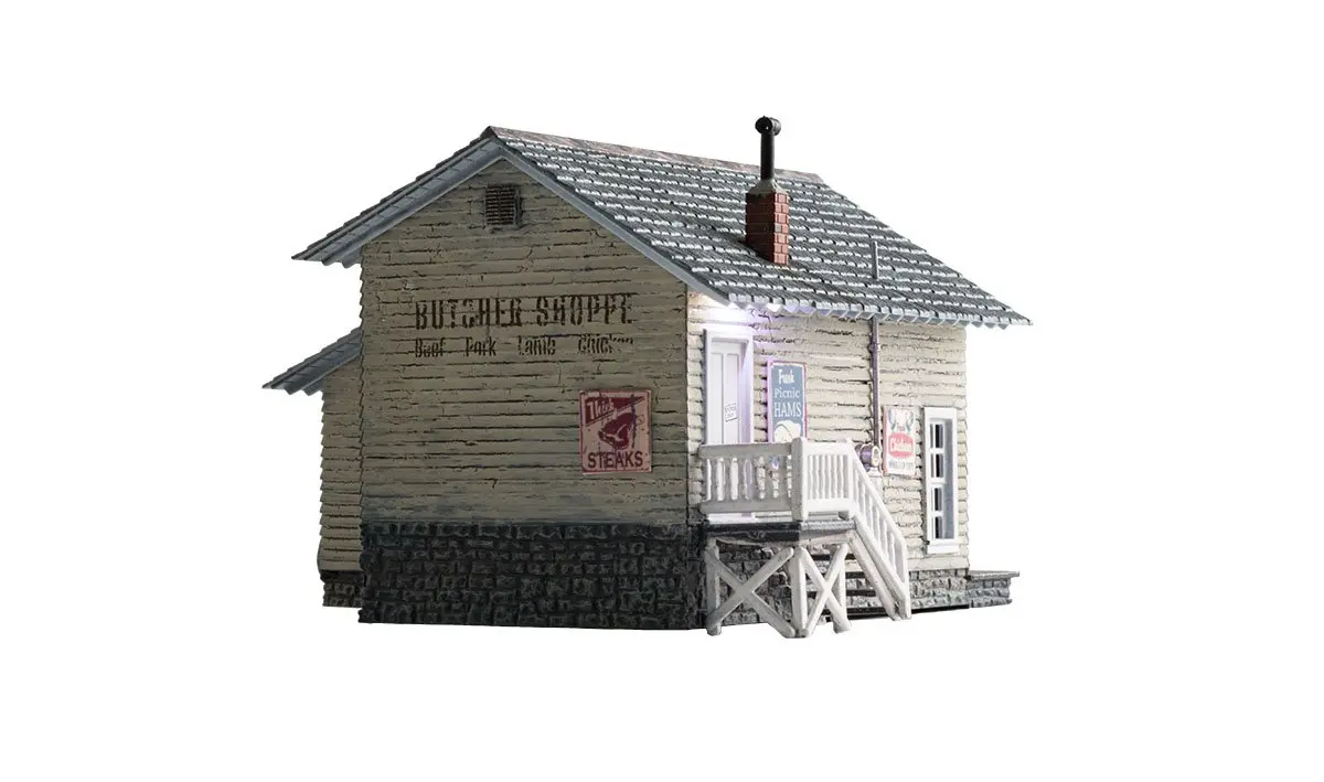 Woodland Scenics Carver's Butcher Shoppe - O Scale  (Woobr5872) 1