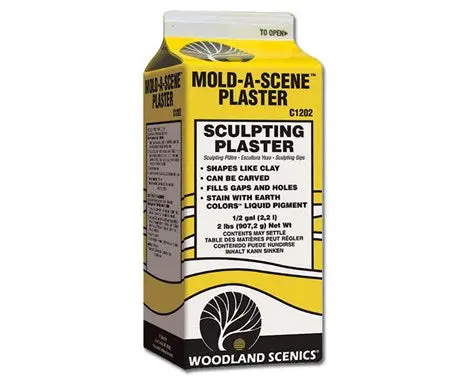 Woodland Scenics Mold-A-Scene Plaster 1/2 Gallon    (Wooc1202) 1