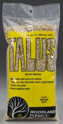 Woodland Scenics Talus Medium Buff (Wooc1271) 1