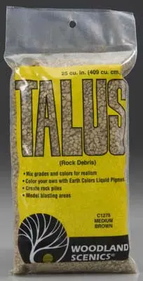 Woodland Scenics Talus Medium Brown (Wooc1275) 1