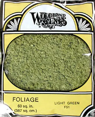 Woodland Scenics Foliage Light Green (Woof51) 1