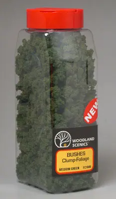 Woodland Scenics Bushes Shaker Medium Green 32 Oz  (Woofc1646) 1