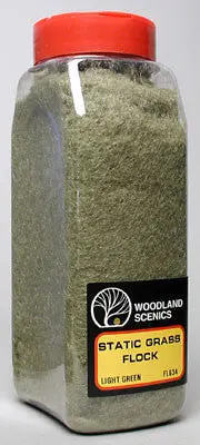 Woodland Scenics Static Grass Flock Light Green 32 Oz (Woofl634) 1