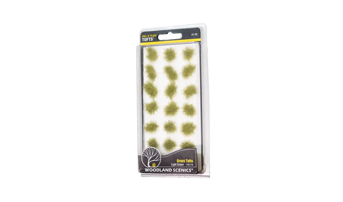 Woodland Scenics Light Green Grass Tufts  (Woofc770) 1