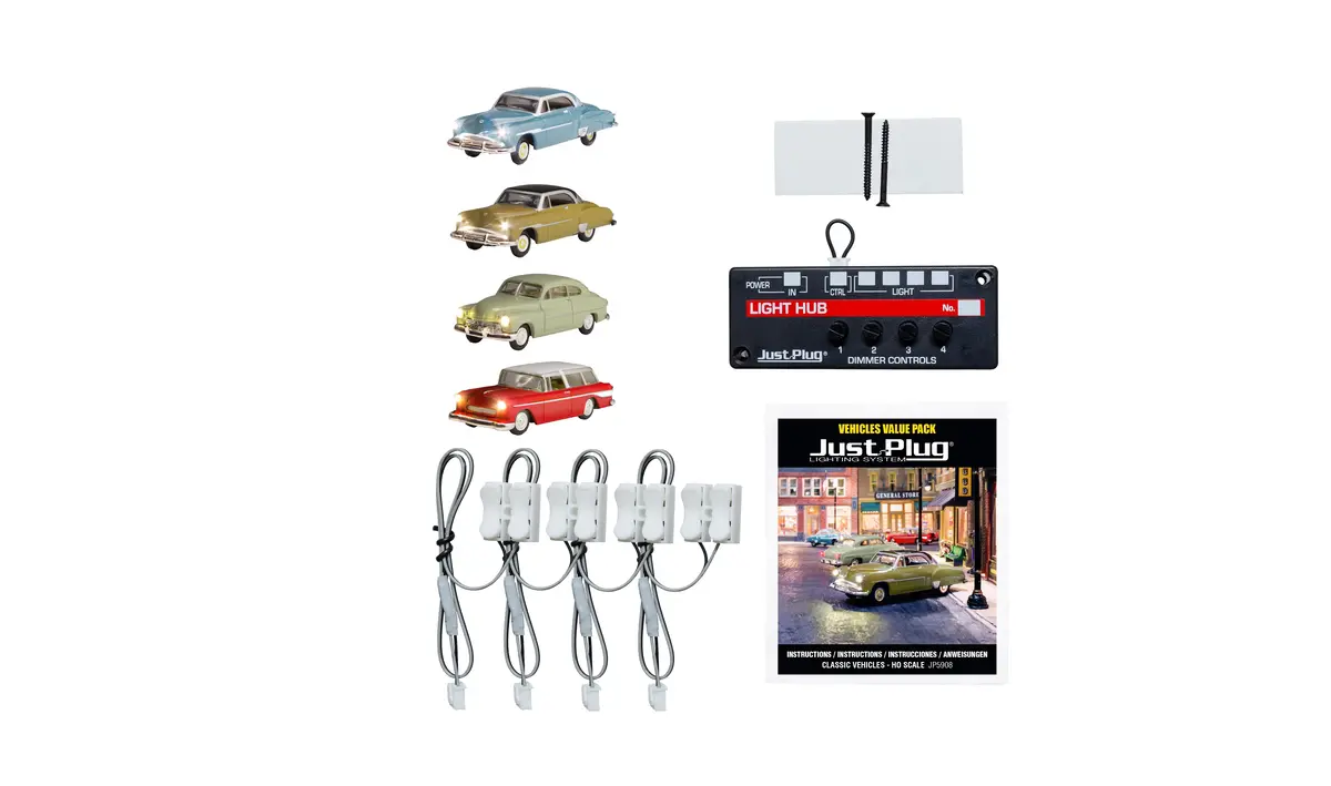 Woodland Scenics Classic Vehicle Value Pack - Ho Scale  (Woojp5908) 1