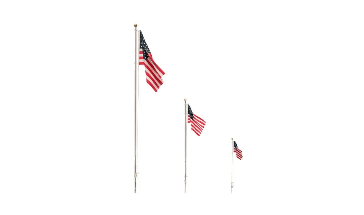 Woodland Scenics Flag Pole With Spotlight Value Pack (Woojp5925) 1