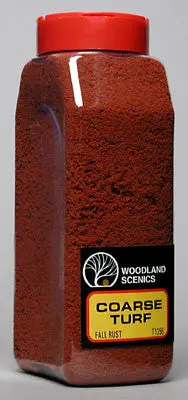 Woodland Scenics Turf Coarse Fall Rust 32 (Woot1356) 1