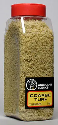Woodland Scenics Turf Coarse Yel Grass 32 Oz. (Woot1361) 1