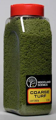 Woodland Scenics Turf Coarse Light Green 32 Oz (Woot1363) 1