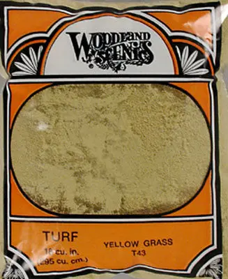 Woodland Scenics Turf Fine Yellow Grass (Woot43) 1