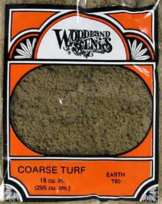 Woodland Scenics Turf Coarse Earth 12 Oz (Woot60) 1
