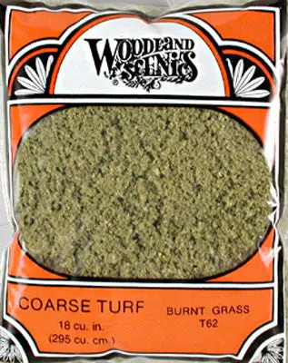 Woodland Scenics Turf Coarse Burnt Grass 12 Oz. (Woot62) 1