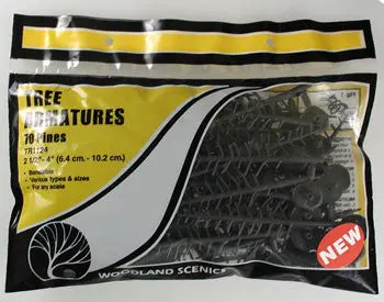 Woodland Scenics Tree Armatures 2-1/2-4" (70) (Wootr1124) 1
