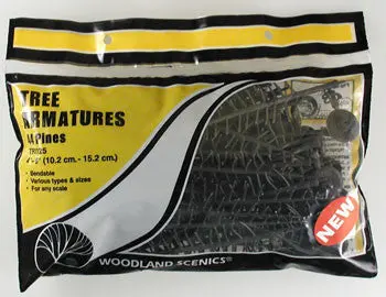 Woodland Scenics Tree Armatures 4-6" (44) (Wootr1125) 1