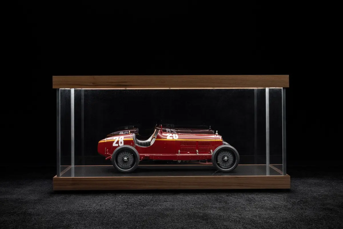 Solid Walnut Illuminated Display Case 1