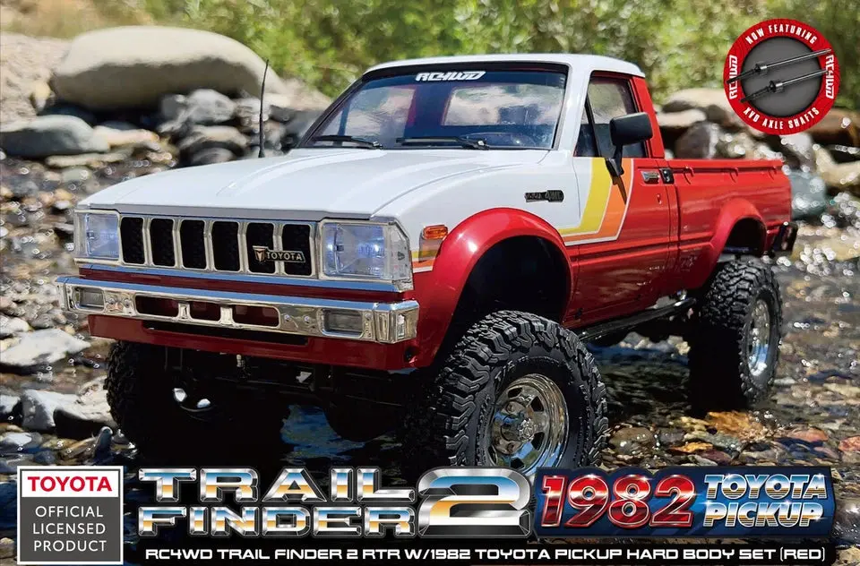 Rc4wd Trail Finder 2 Rtr W/1982 Toyota Pickup Hard Body Set (Red)  (Rc4zrtr0070) 1