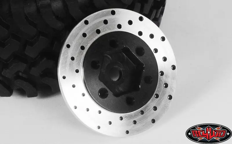 Rc4wd 1.9"/2.2" 6 Lug Steel Wheel Hex Hub With Brake Rotor   (Rc4zs0530) 1