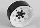 Rc4wd 6 Lug Wagon 1.9" Steel Stamped Beadlock Wheels (White)  (Rc4zw0128) 1