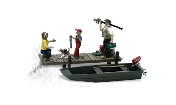 Woodland Scenics Family Fishing - Ho Scale  (Wooa1923_ 1