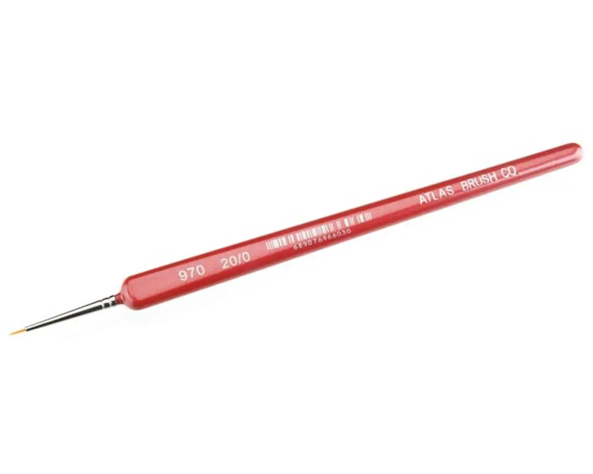 Atlas Brush Golden Taklon-Triangle Handle 20/0  (Abs970-20/0) 1