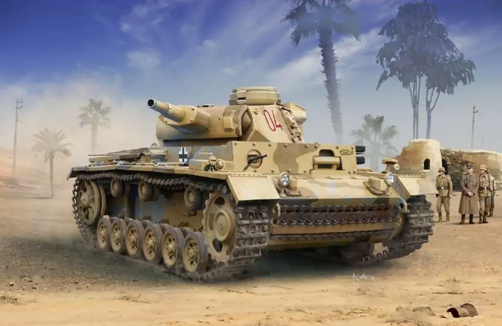 Academy 1/35 German Panzer Iii Ausf N Tank Afrika Korps   (Acy13567) 1