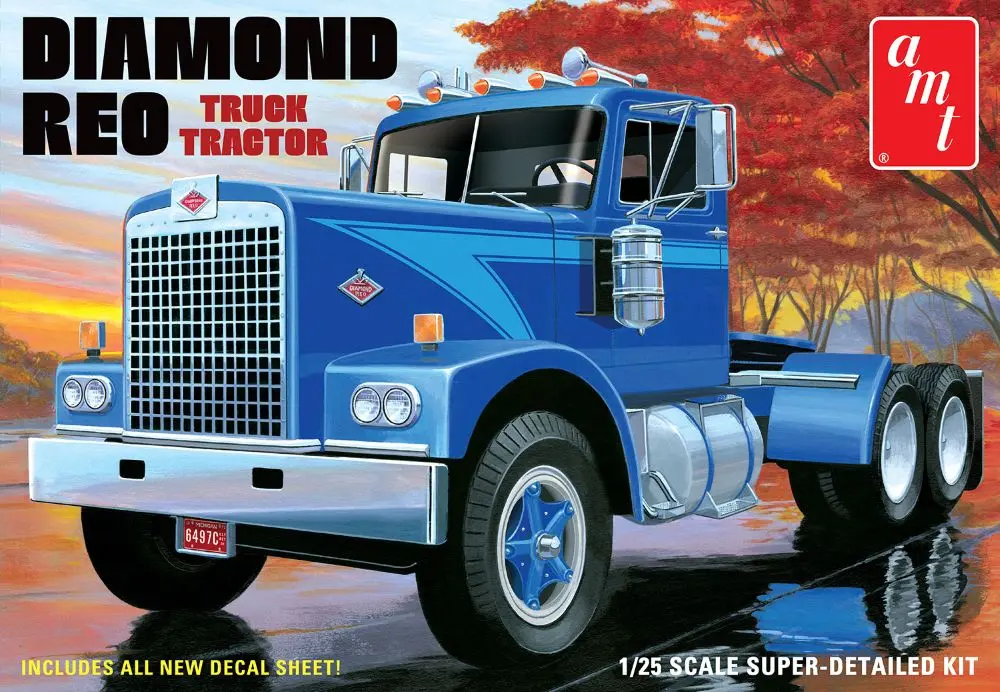 Amt 1/25 Diamond Reo Truck Tractor Cab   (Amt1500) 1