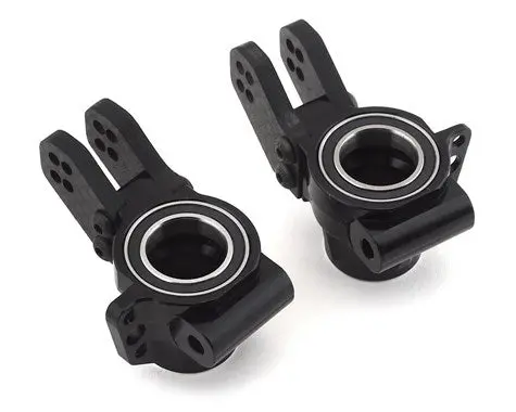 Hot Racing Kraton/Outcast Aluminum "Hd Bearings" Rear Axle Carriers (Black) (2)  (Aon22m01) 1