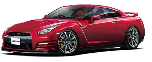 Aoshima 1/24 2014 Nissan R35 Gt-R Pure Edition 2-Door Car   (Aos58572) 1