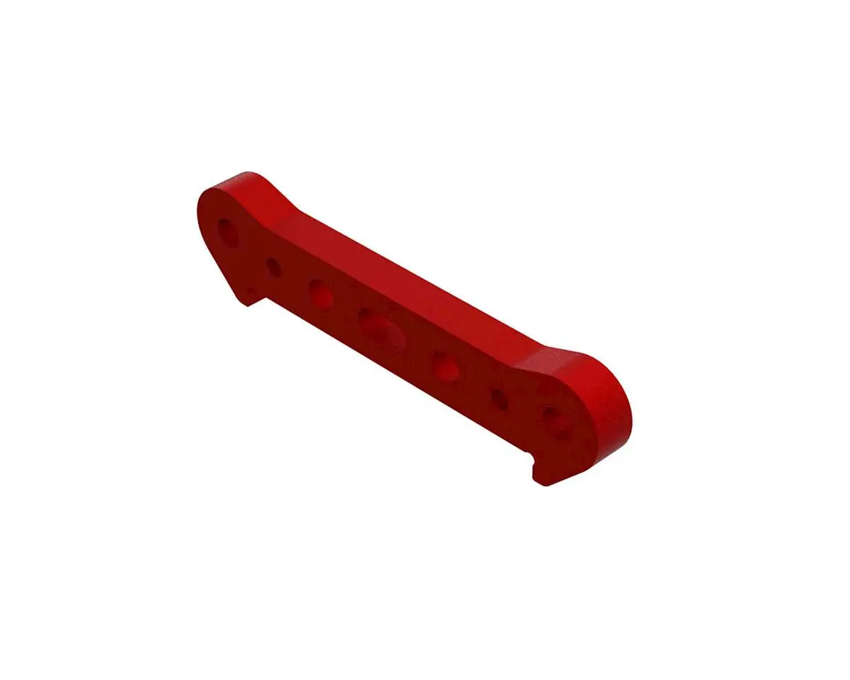 Arrma 8S Blx Aluminum Front Suspension Mount (Red)  (Ara330556) 1