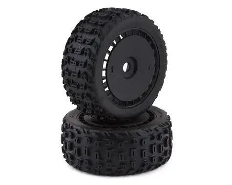 Arrma Dboots Katar T Belted Pre-Mounted Tires W/17Mm Hex (Black) (2)  (Ara550097) 1