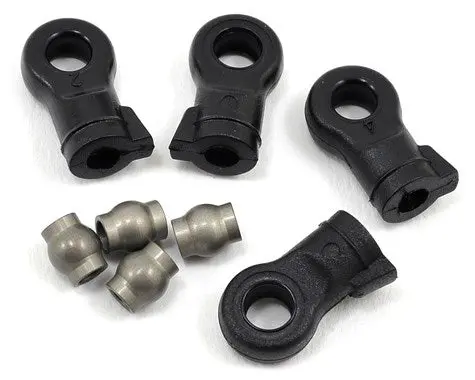 Team Associated 16Mm Shock Rod End & Suspension Ball (4)  (Asc7237) 1