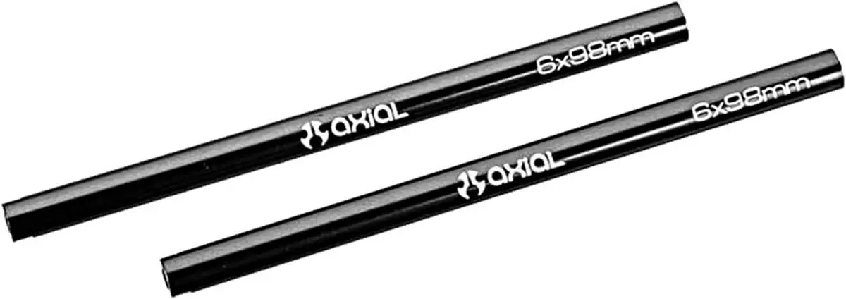 Axial  Threaded Aluminum Pipe (2-Piece), Grey, 6X98mm  (Ax30518) 1