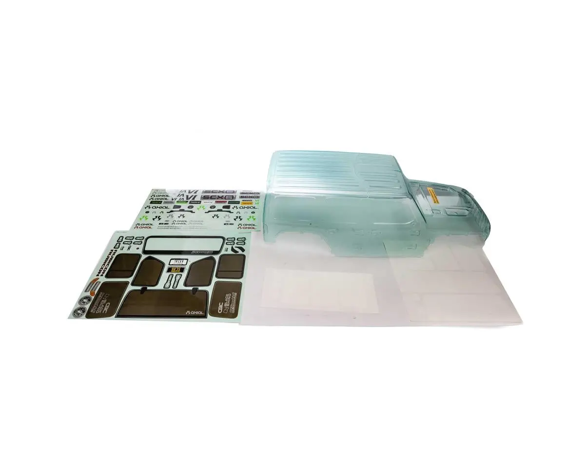 Axial Scx6 Pre-Cut Jeep Jlu Wrangler Body (Clear)   (Axi250000) 1