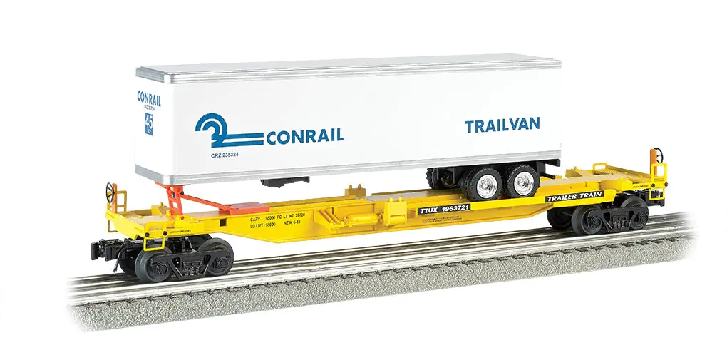 Bachmann Trains Front Runner With Conrail Trailer  (Bac48402) 1