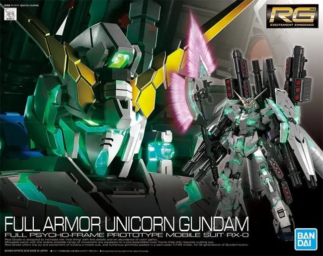 Bandai Rg 1/144 Full Armor Unicorn Gundam    (Ban5055586) 1