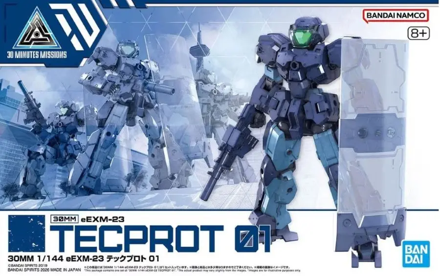 Bandai 1/144 30 Minute Missions (30Mm) Series: #75 Eexm23 Tecprot 01 (Snap)   (Ban5072005) 1