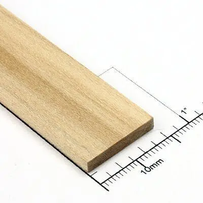 Bnm Basswood Strips 1/8'' X 3/4'' X 24''  (Bnm3259) 1