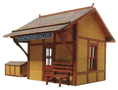 Flag Stop Station - Laser-Art O Scale (Bra462) 1