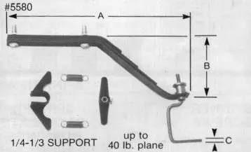 Tailwheel Assy 1/4 Scale 1Ea   (Cb5580) 1